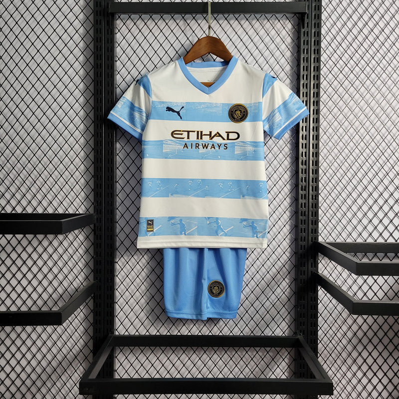 Kit Infantil Manchester City Edição Limitada 22/23